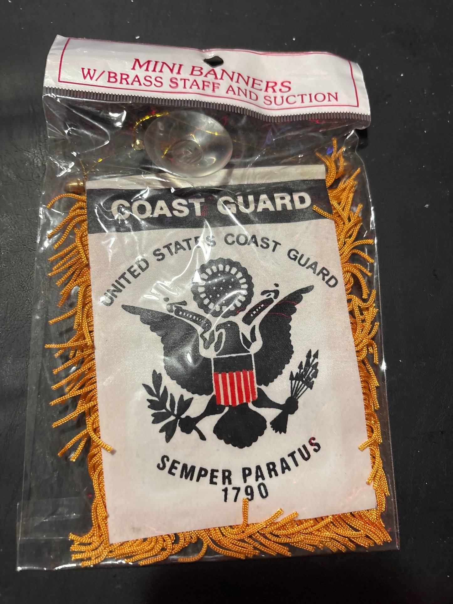 United States Coast Guard Mini Banner