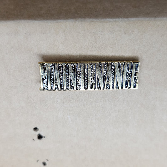Maintenance