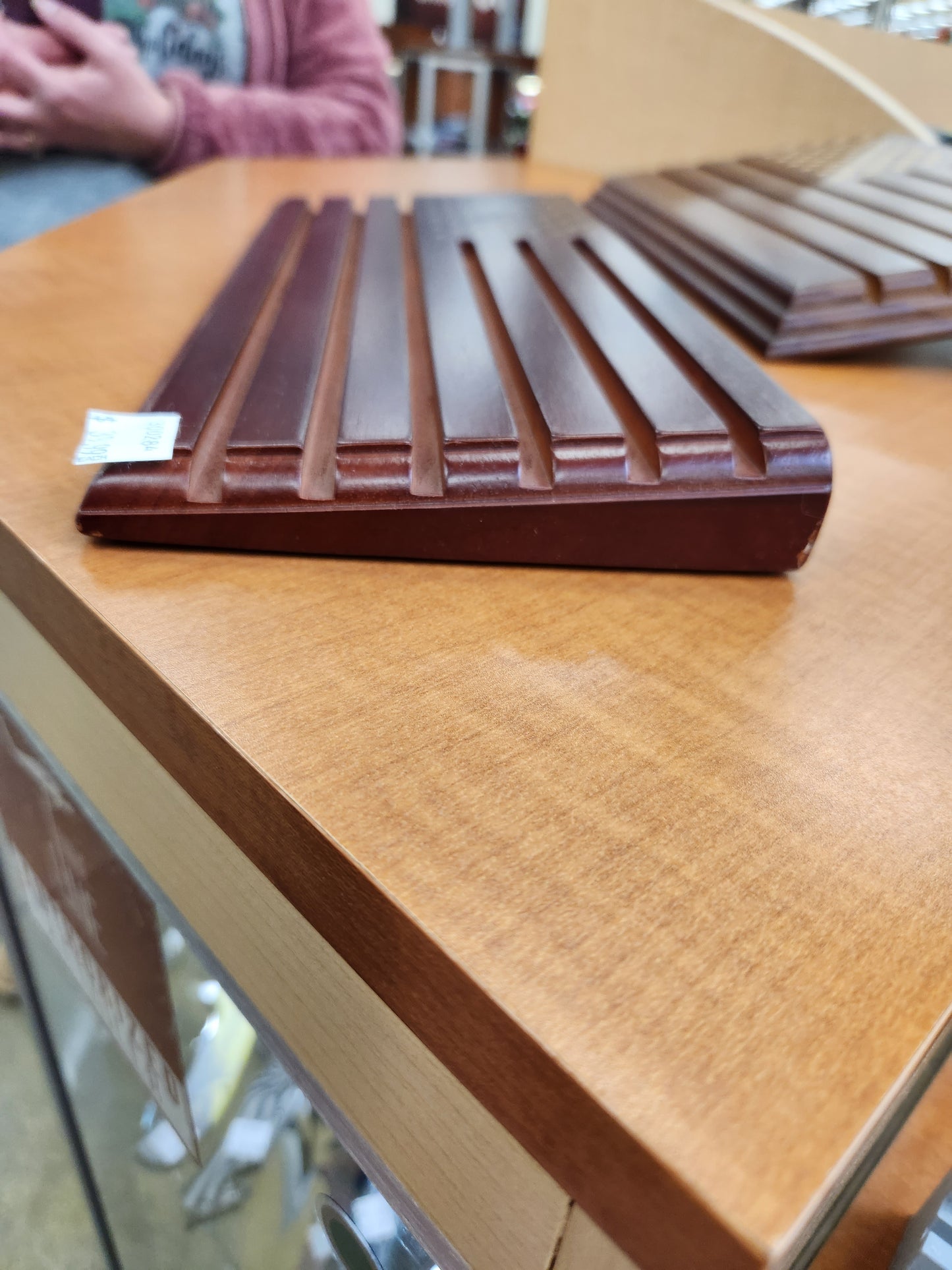 Dark brown rack