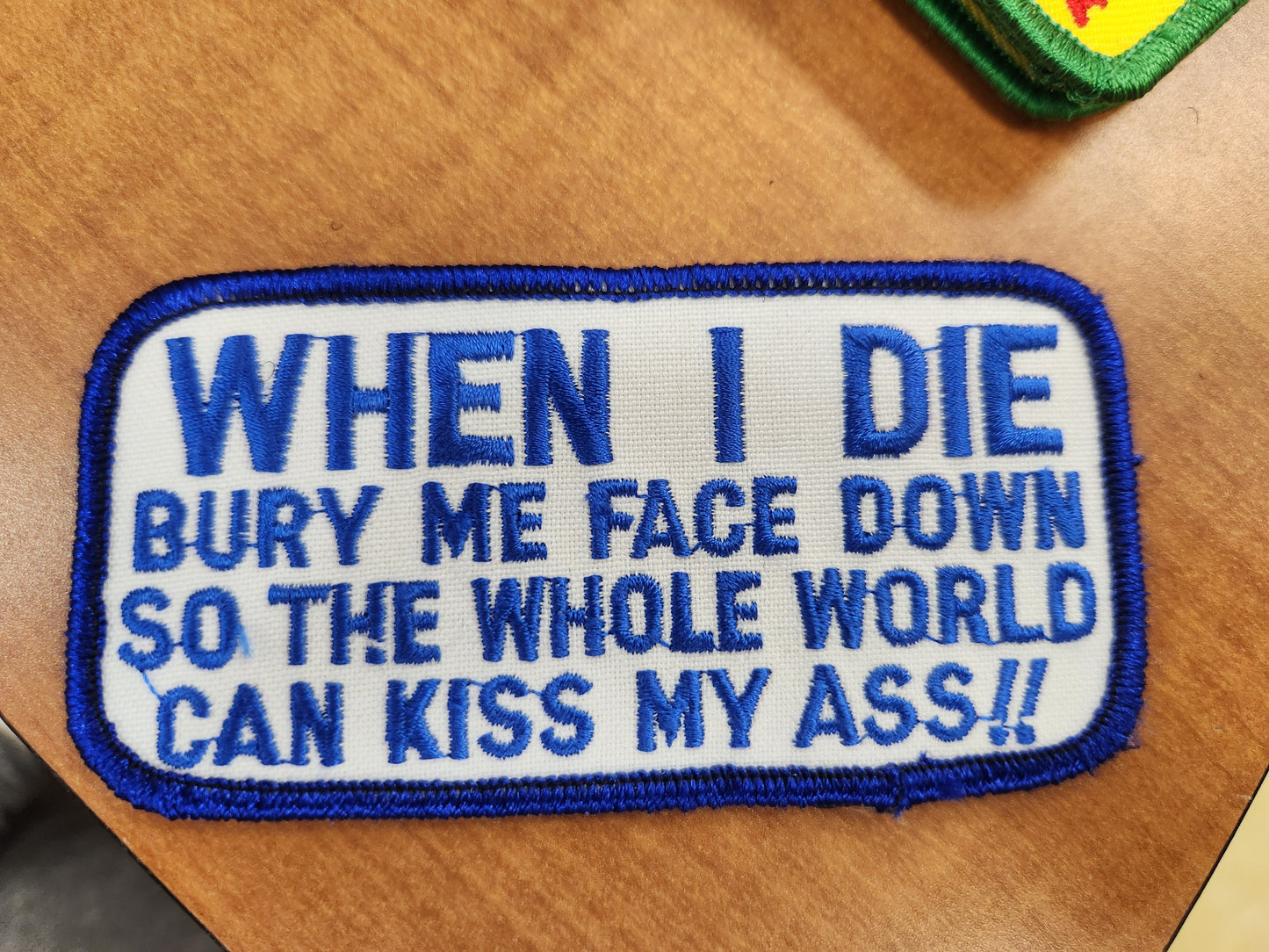 When I die