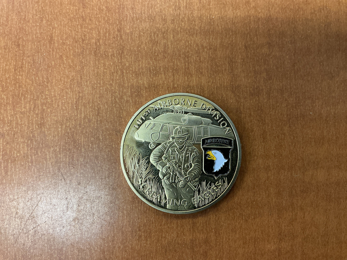 101st airborne coin
