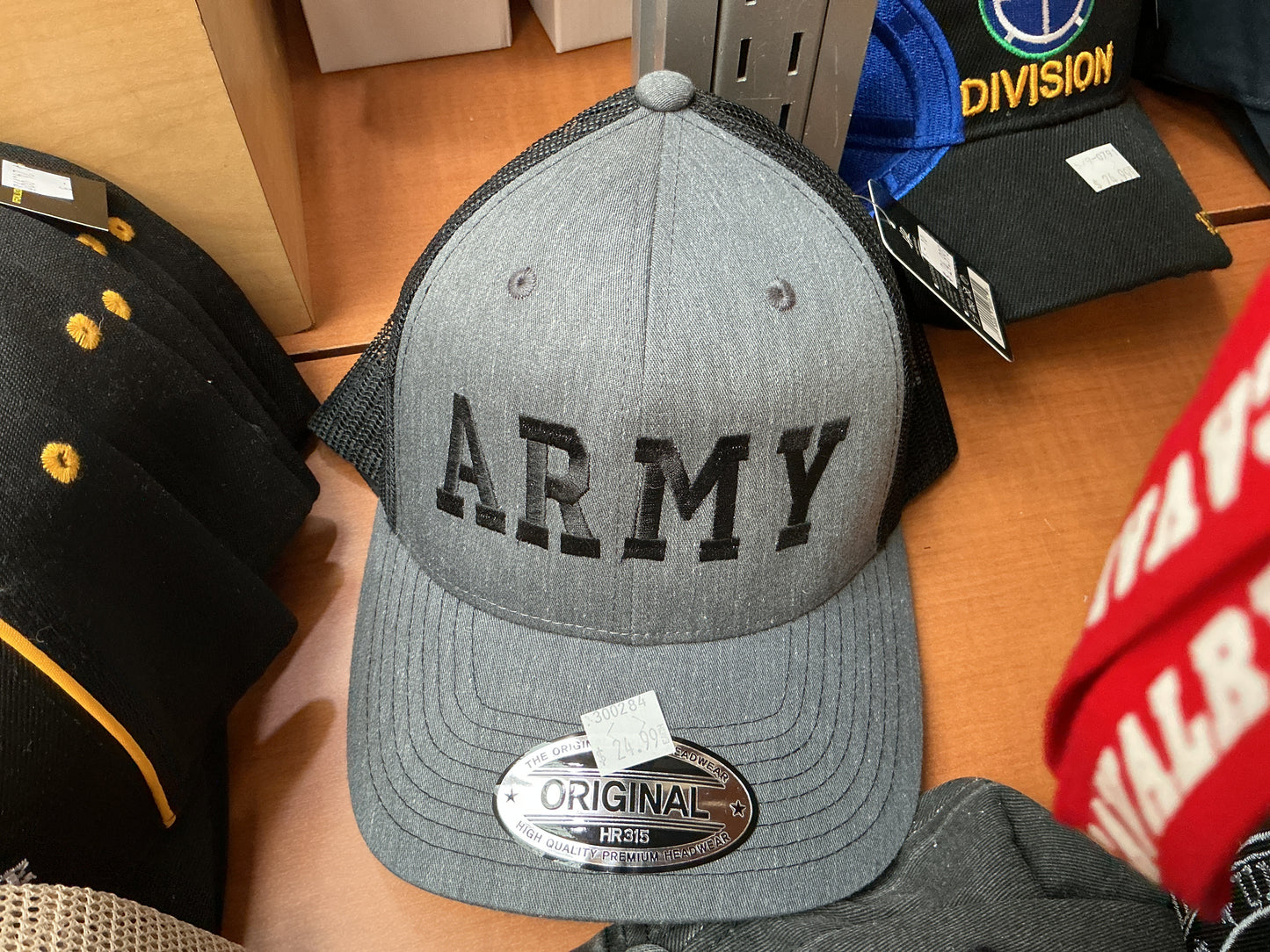 Army Grey Mesh Back Hat (10)