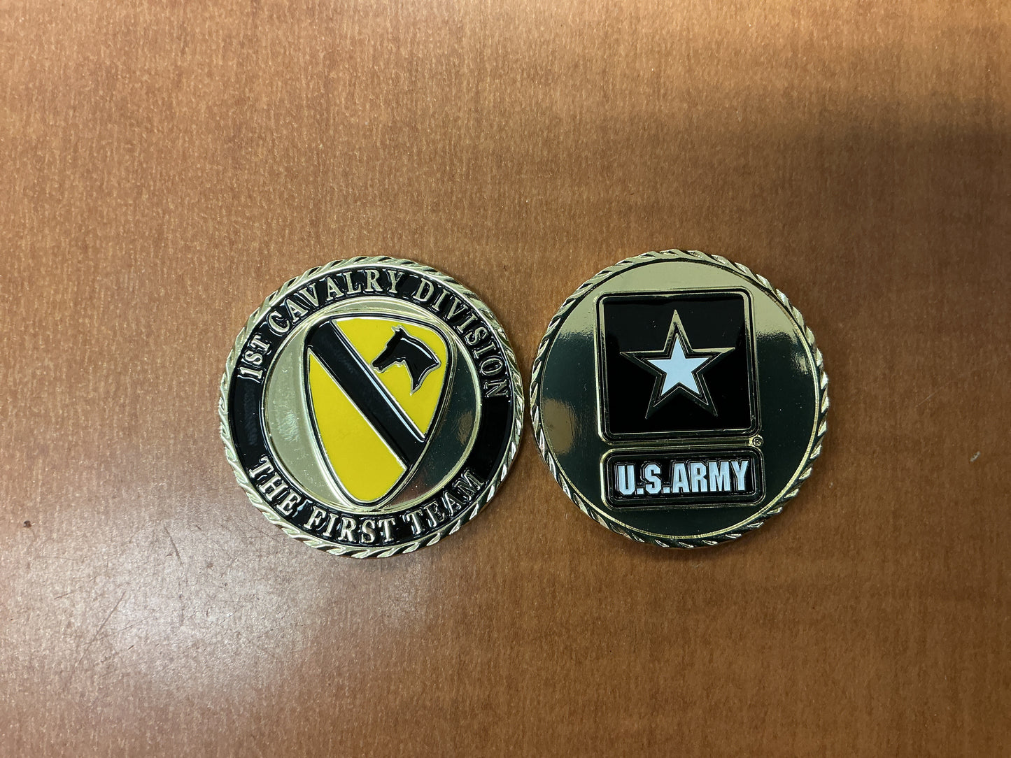 1st cavalry division coin