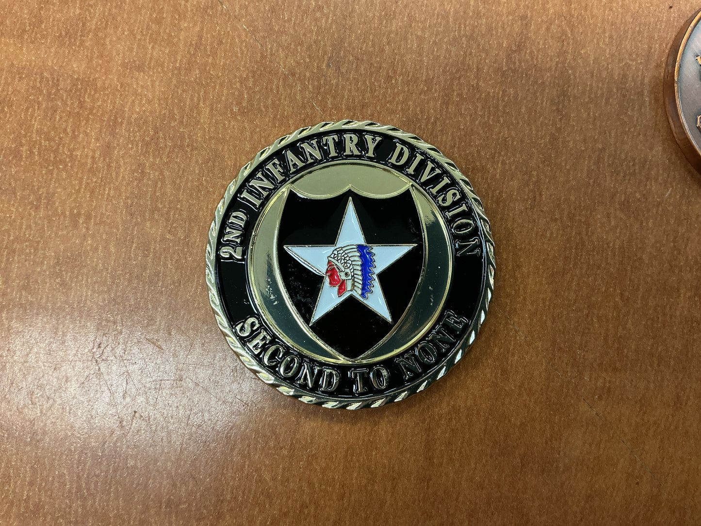 2nd infantry coin