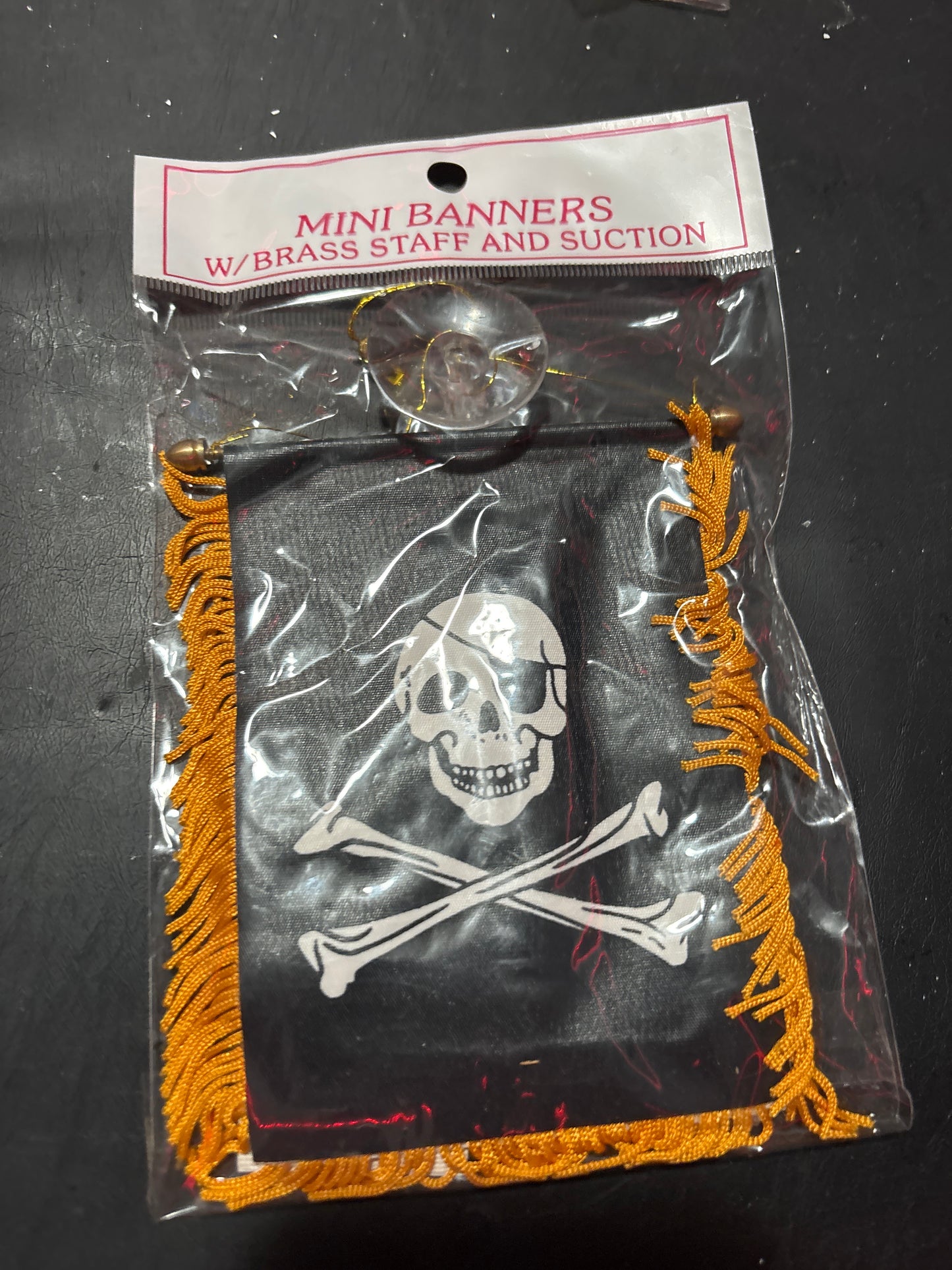Pirate Skull Mini Banner