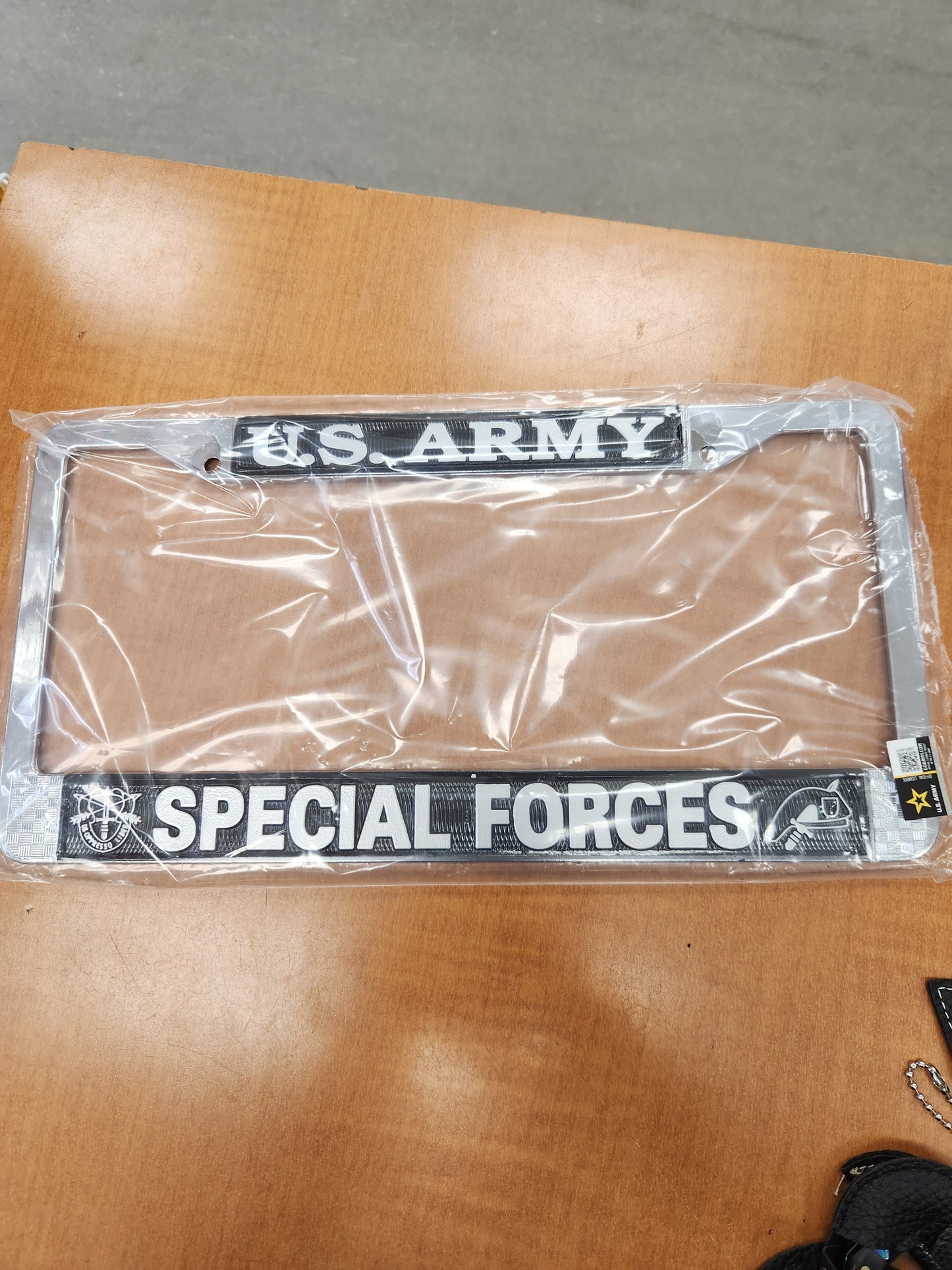 Special forces plate frame