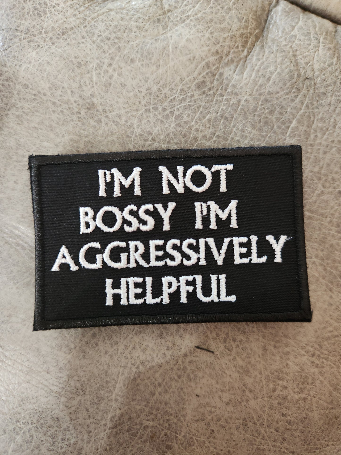 I'm not bossy