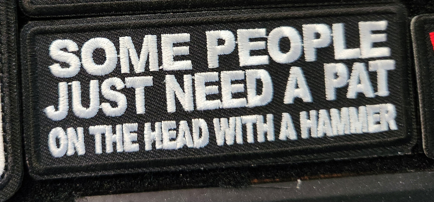 Some people just need a pat