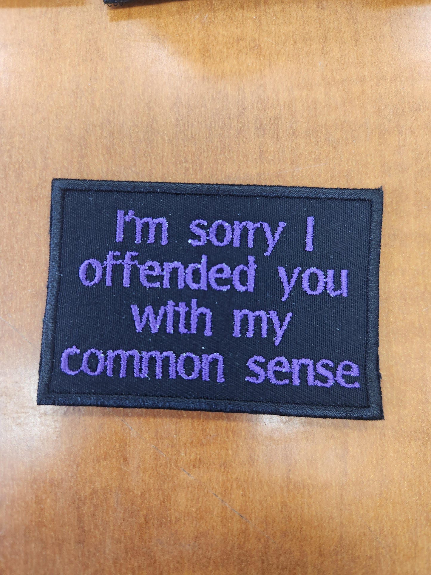 Im sorry I offended