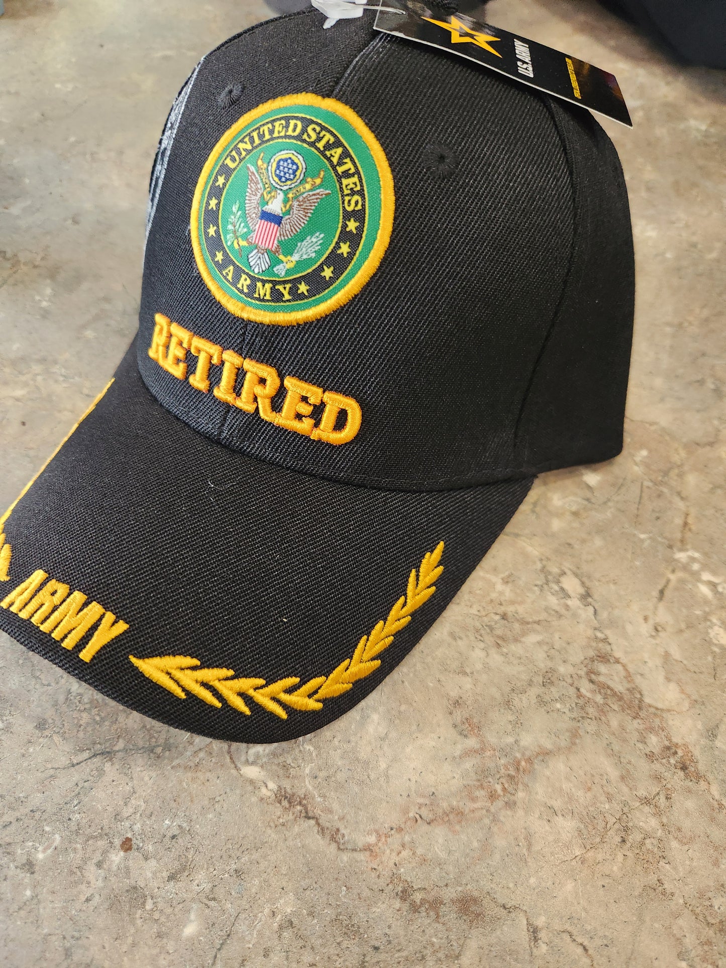 Army retired w/scramble eggs