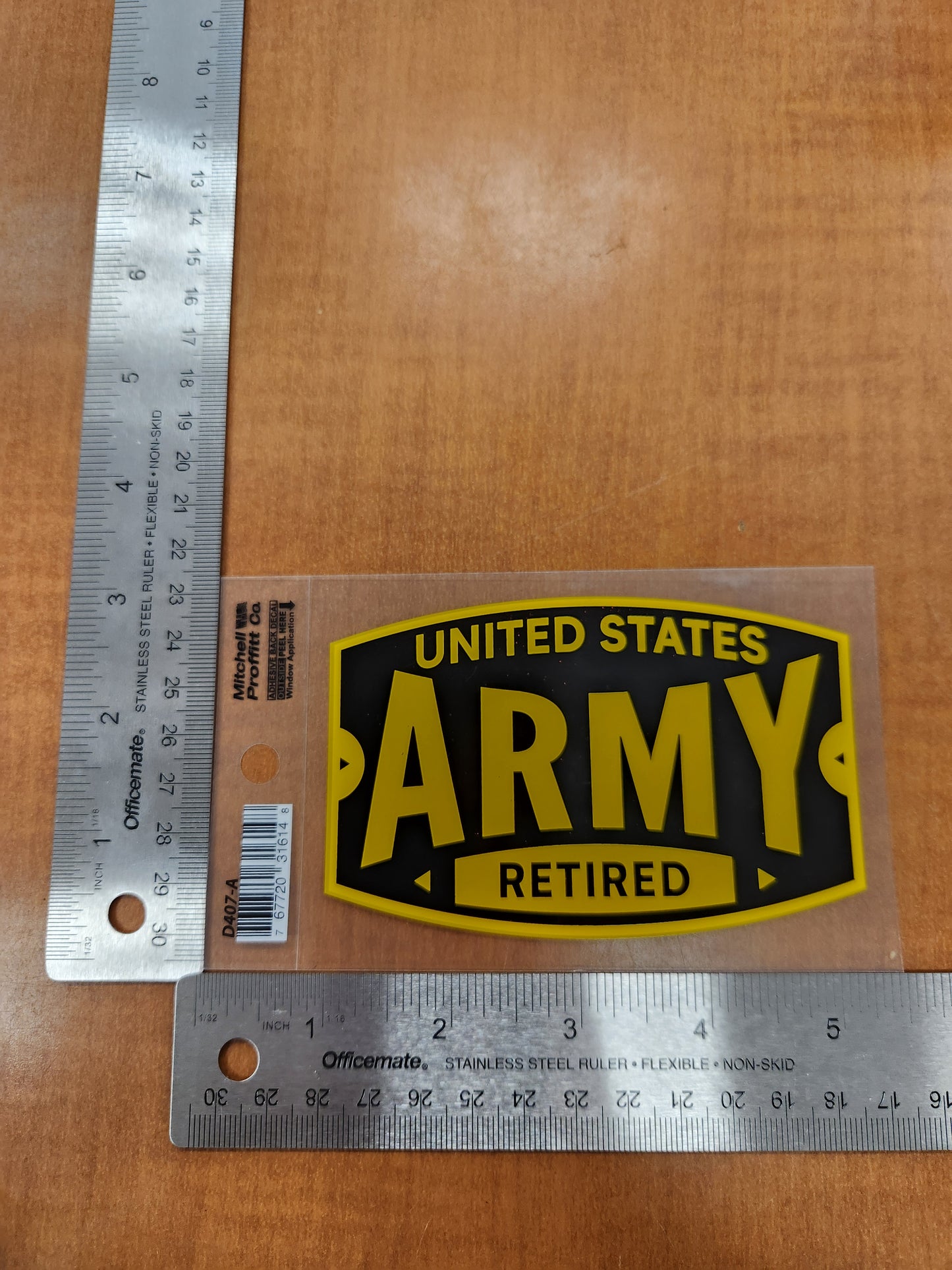 united states army Retired bubble