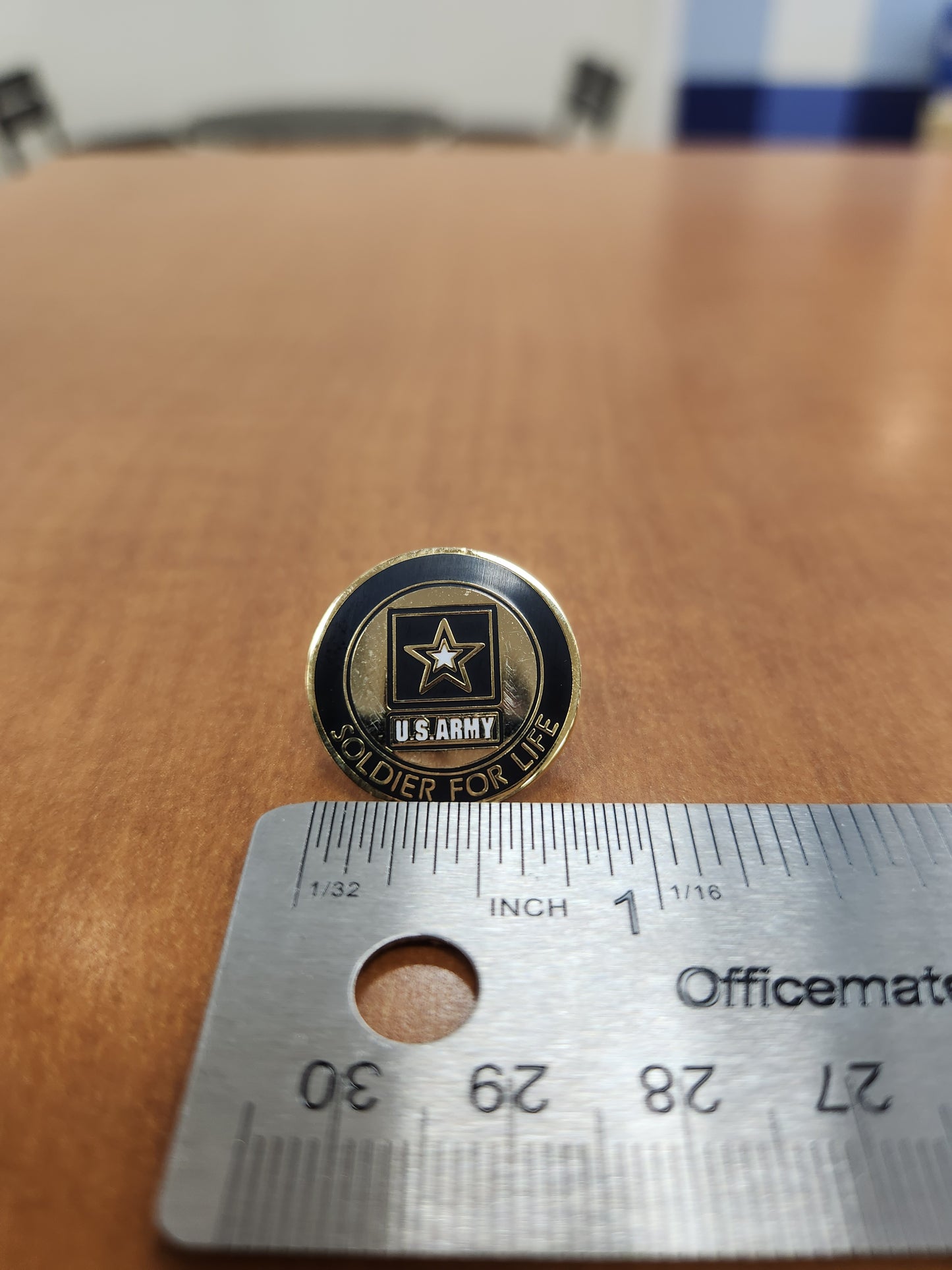 Soldier for life lapel pin