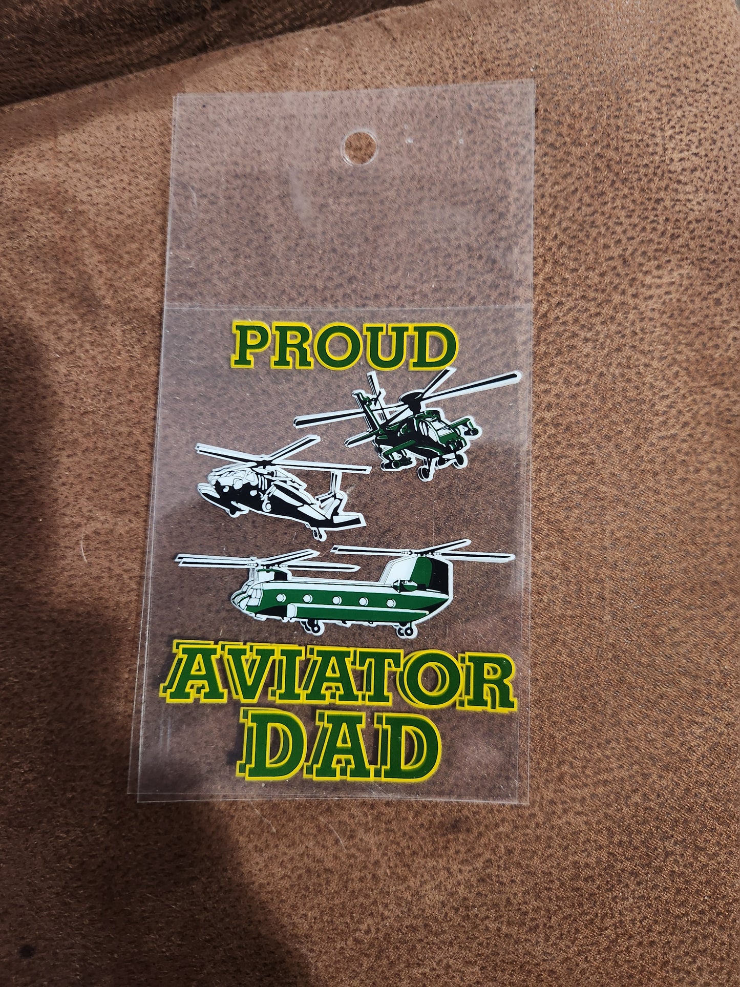 Proud aviator dad