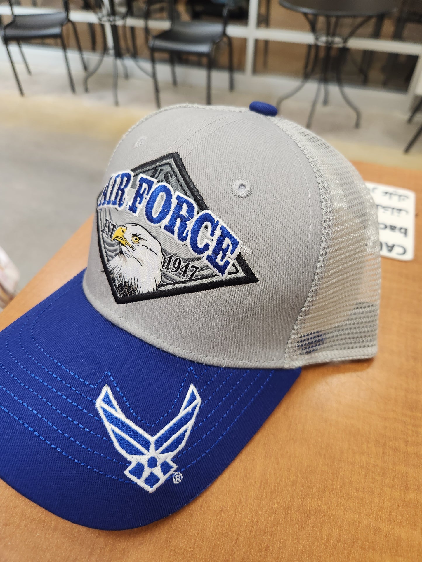 Air force mesh back