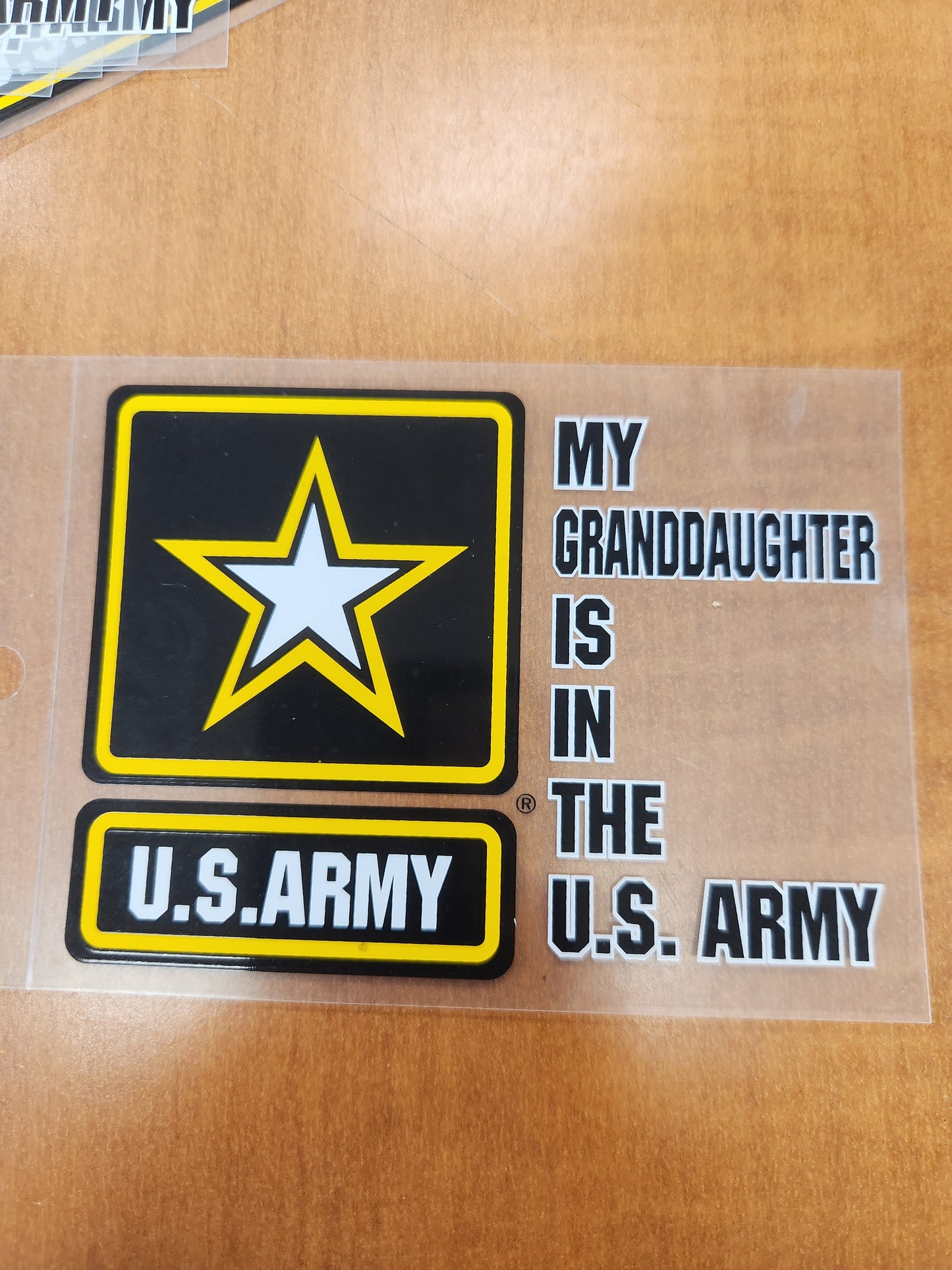 Is in the army