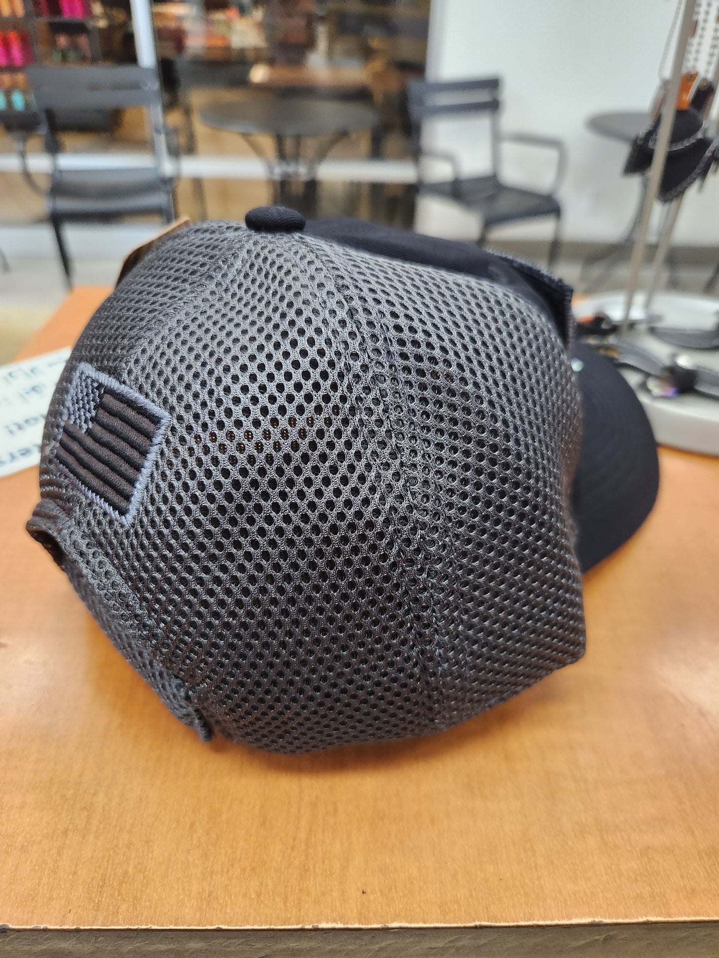 Black and dark Grey mesh back