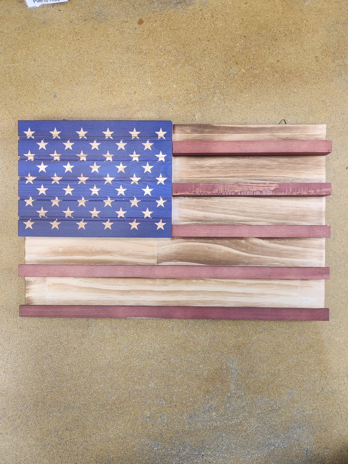 American flag rack