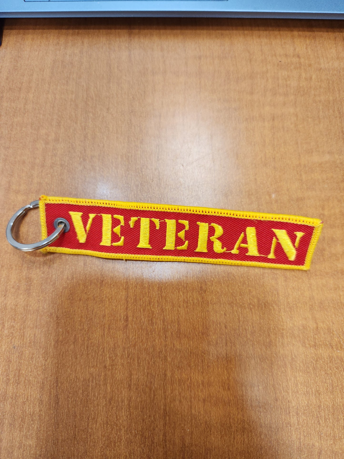 Marines veteran strip keychain