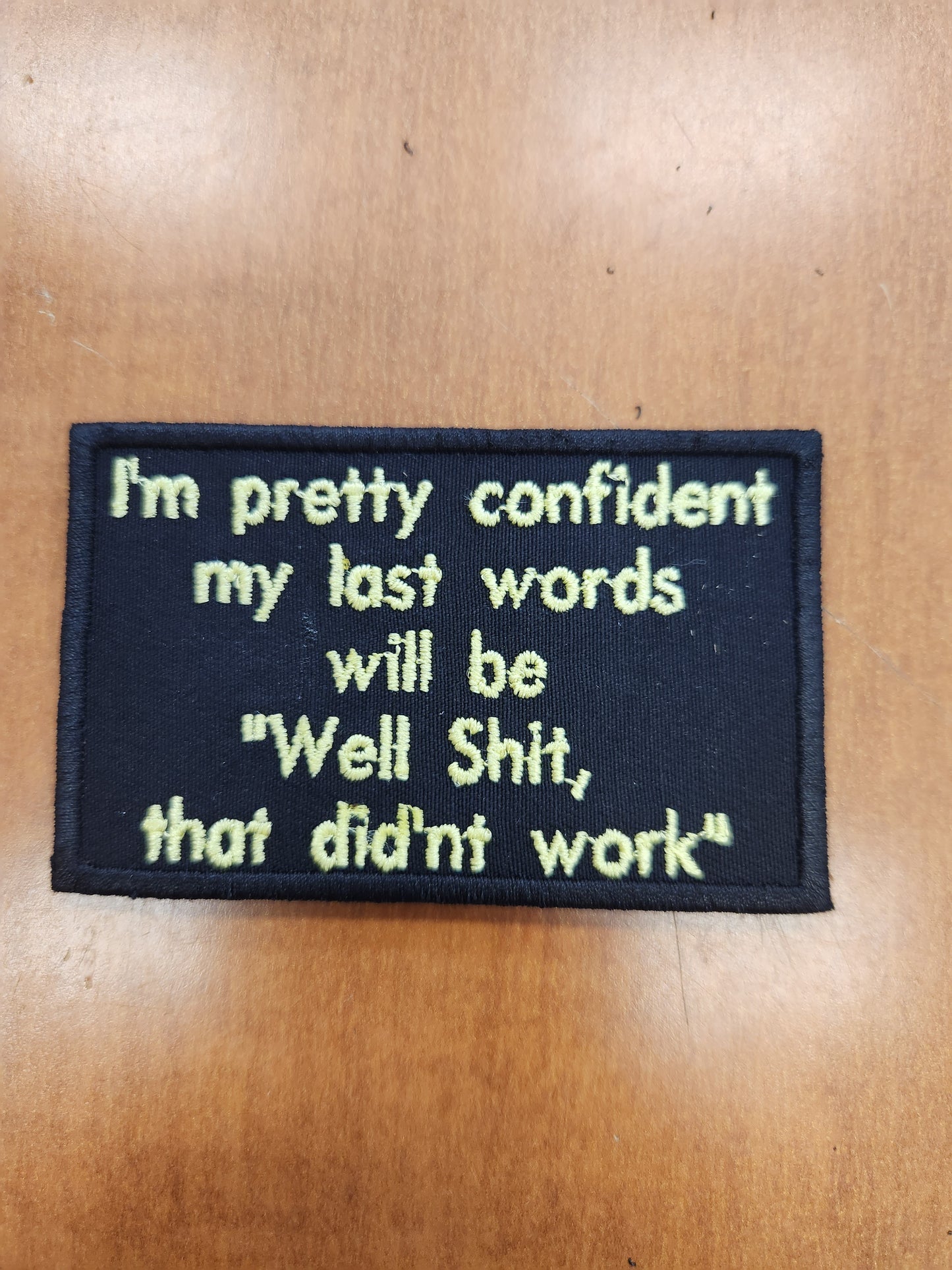 Pretty confident