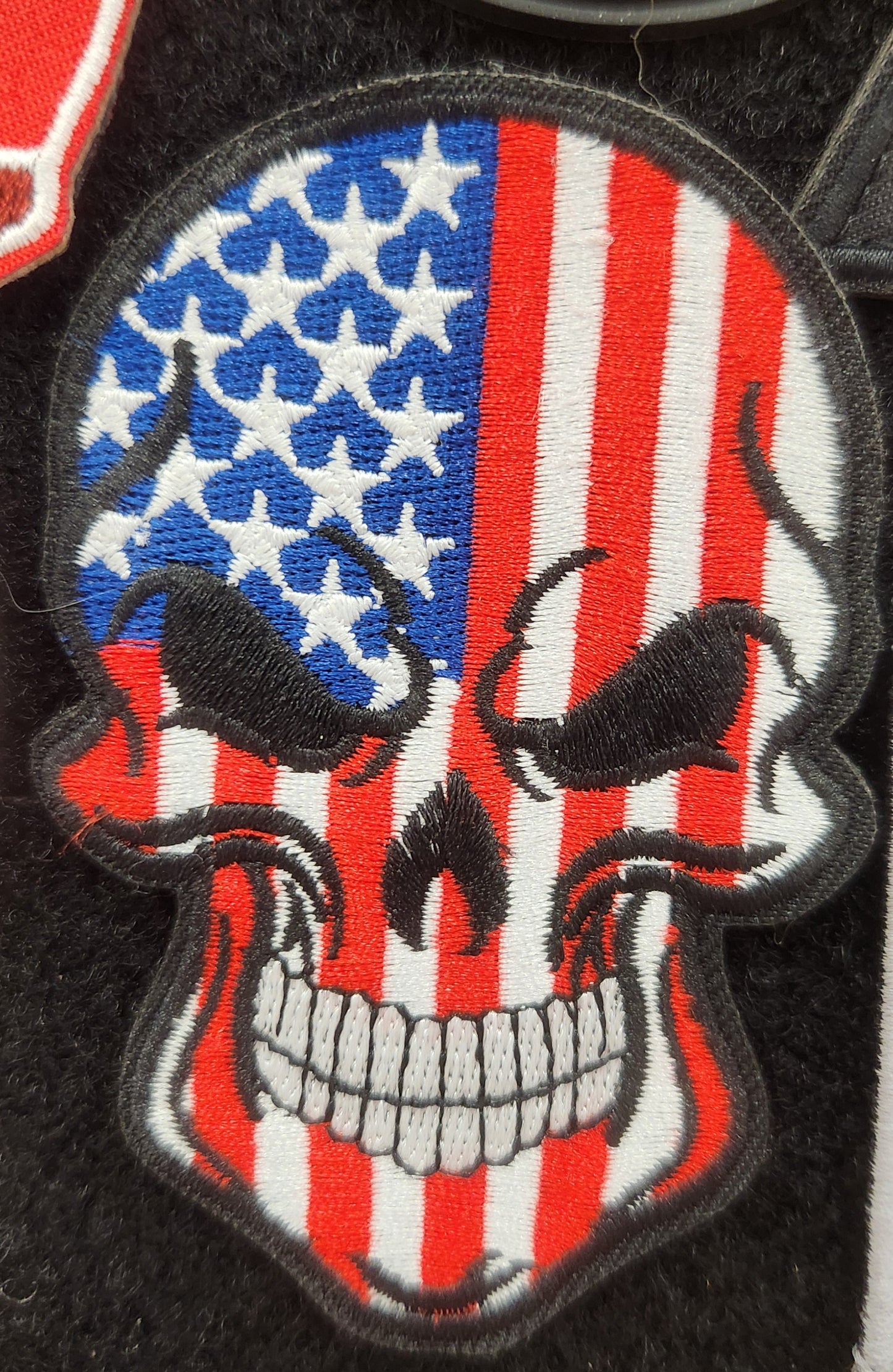 Patriotic skull