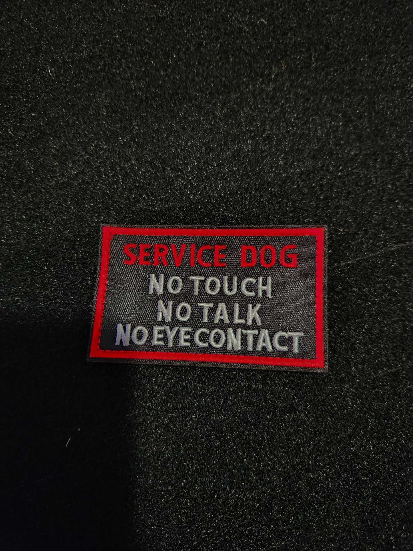 Service dog no touch