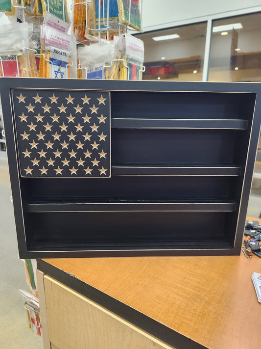Standing flag display