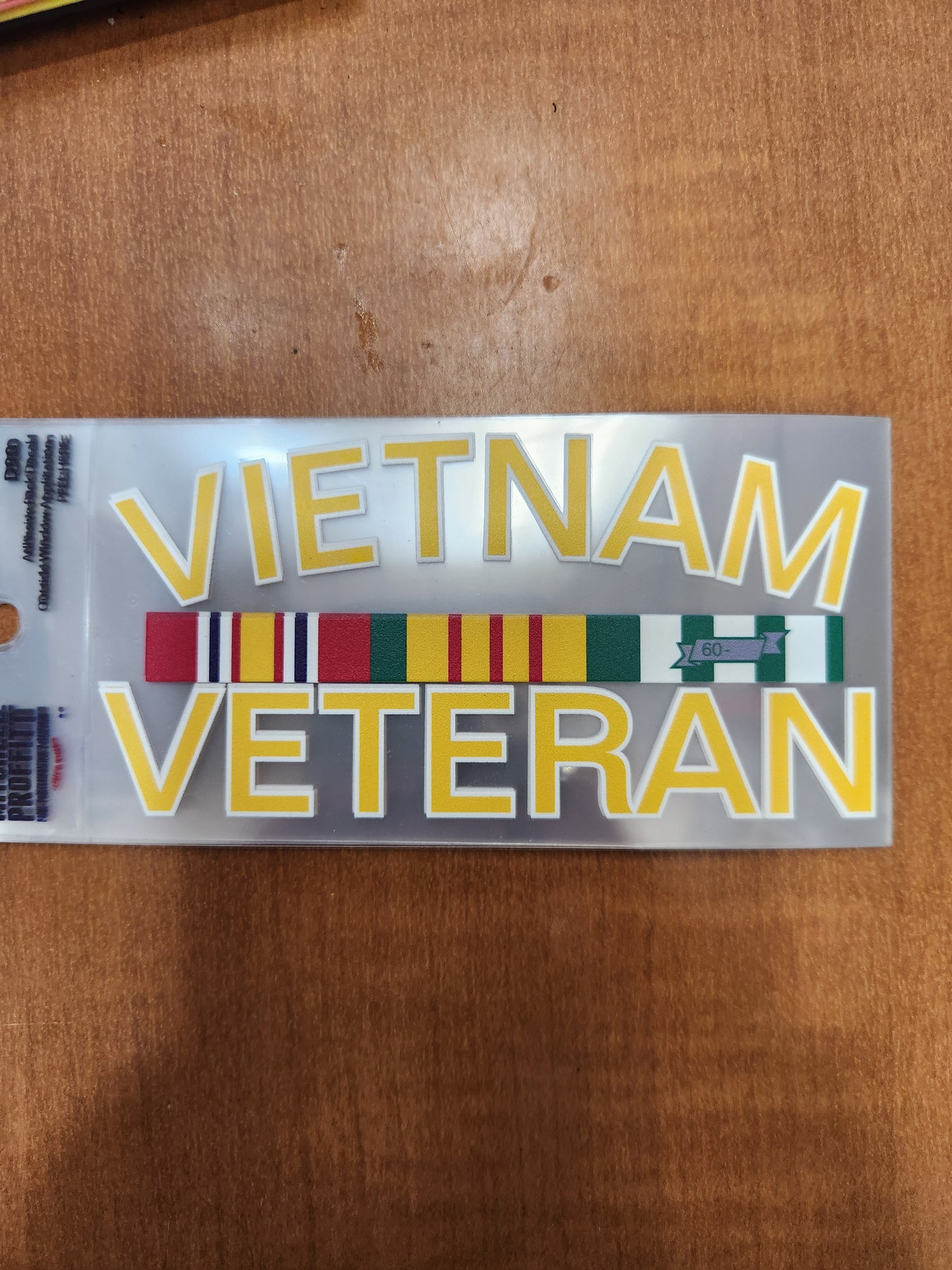 Vietnam veteran transparent