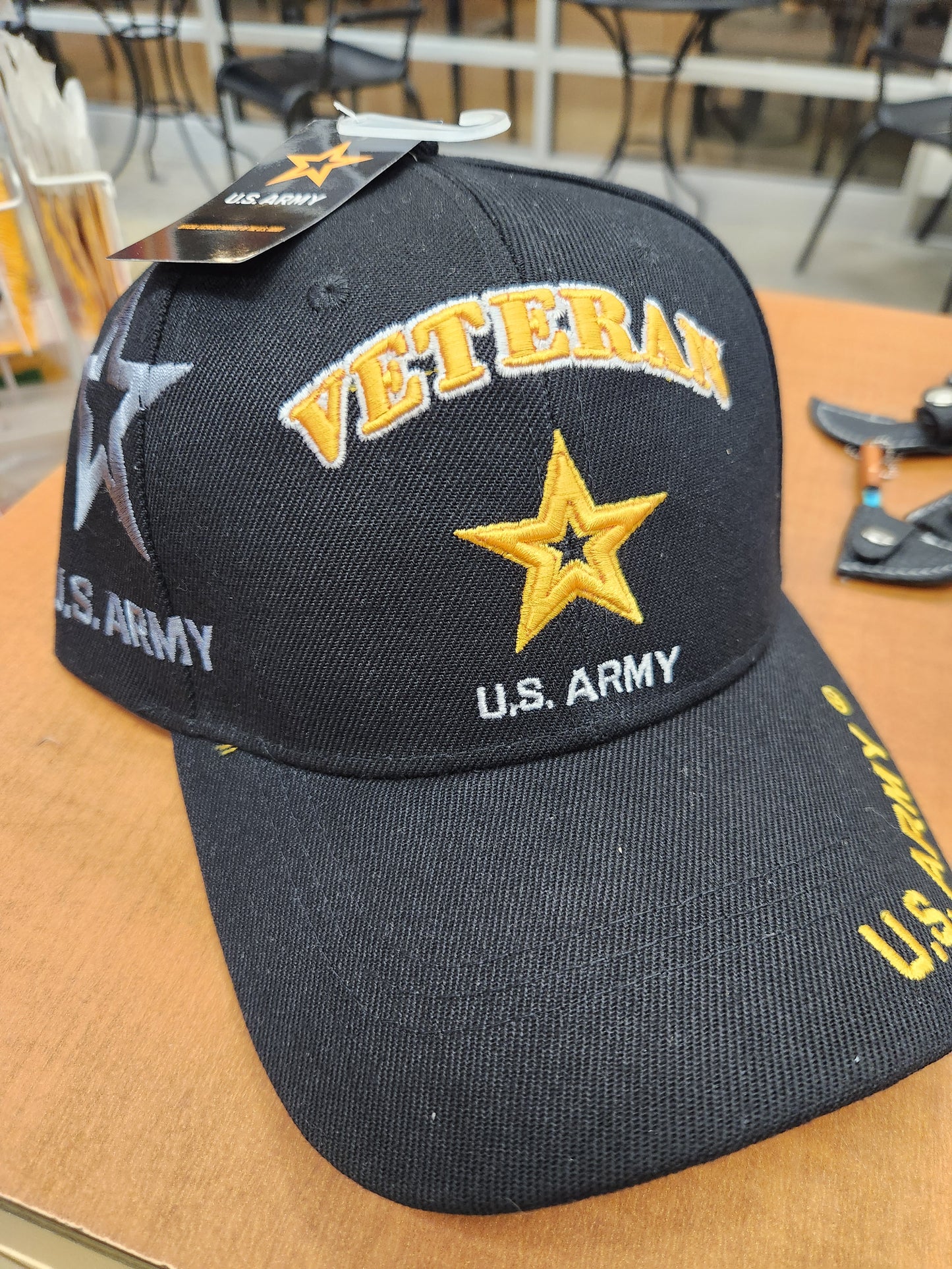 Army veteran (star on side)