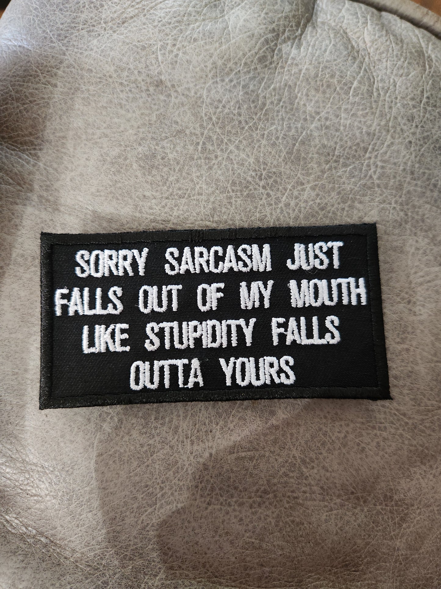 Sorry sarcasm just falls