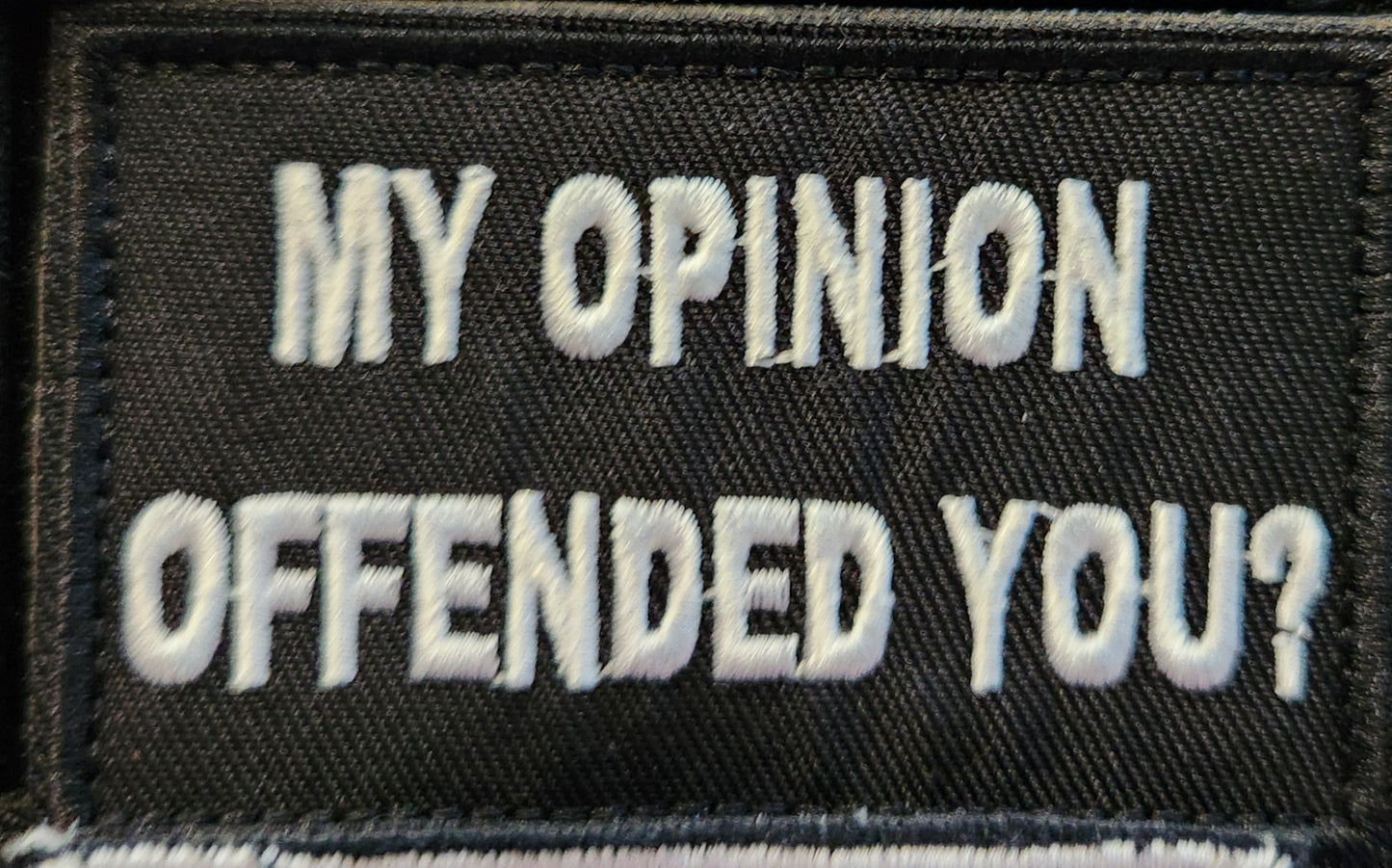 My opinion offended you?