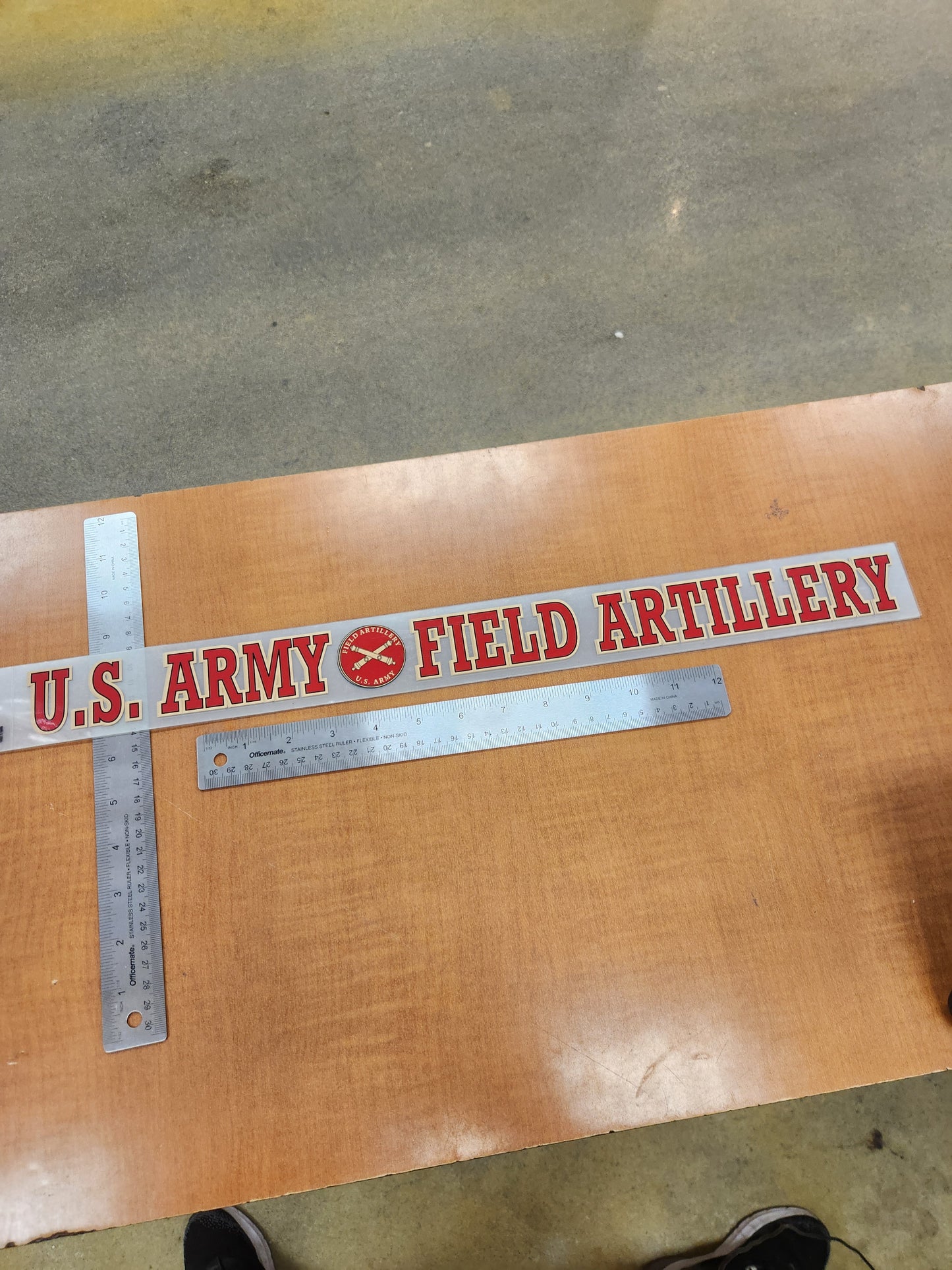 Us army Field artillery strip large