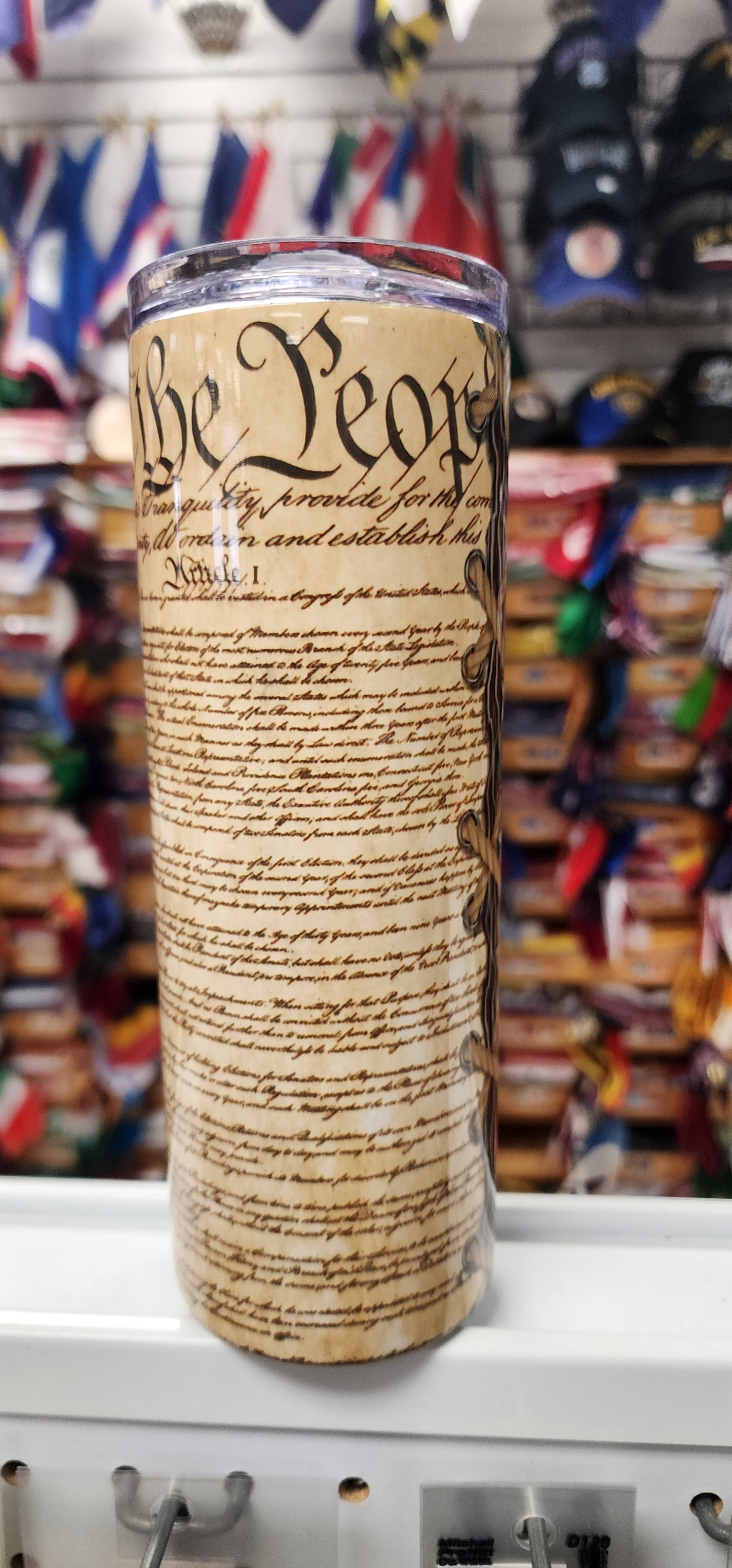 We the People Flag Tumbler