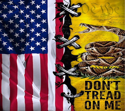 Don't tread on me Tumbler