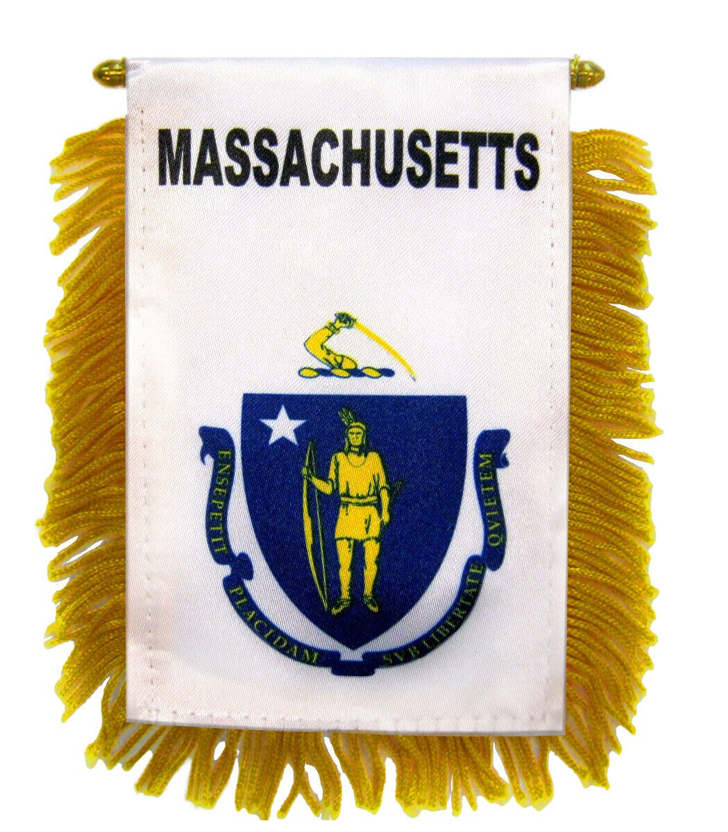 Massachusetts Mini Banner