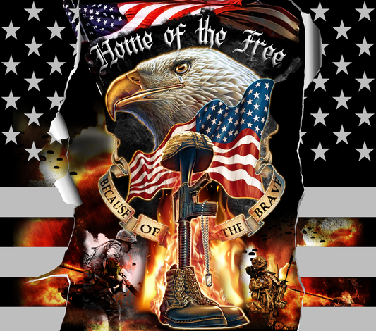Home of the Free tumbler