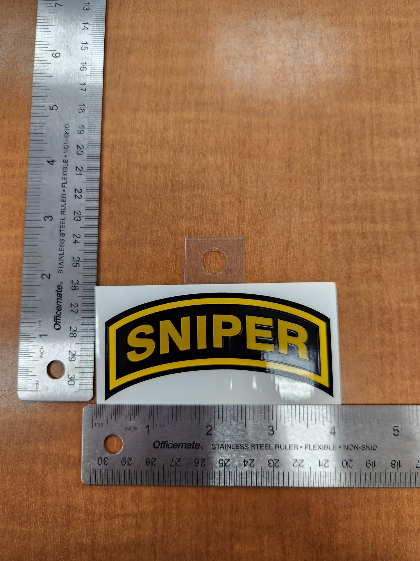 Sniper tab sticker