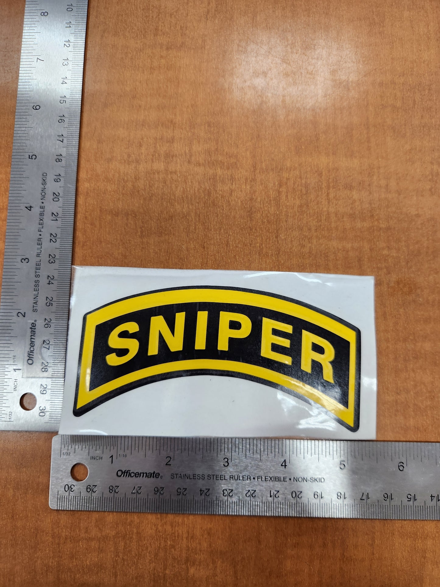 Sniper tab sticker