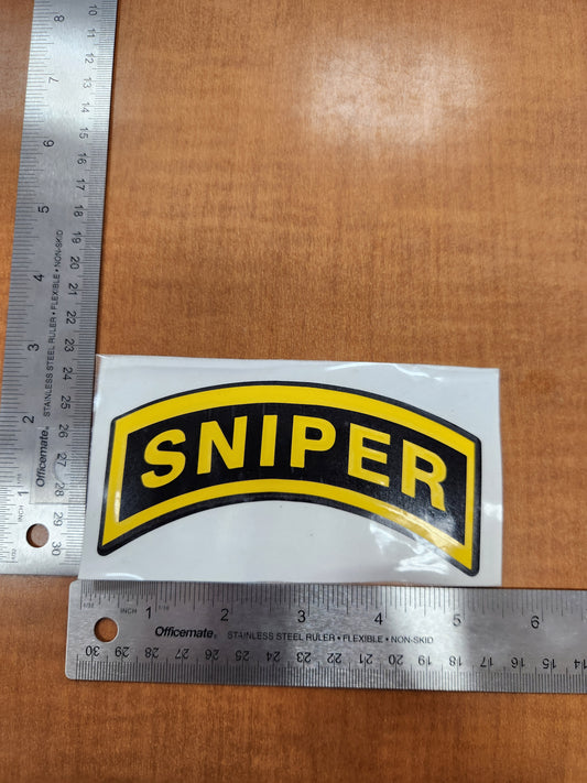 Sniper tab sticker