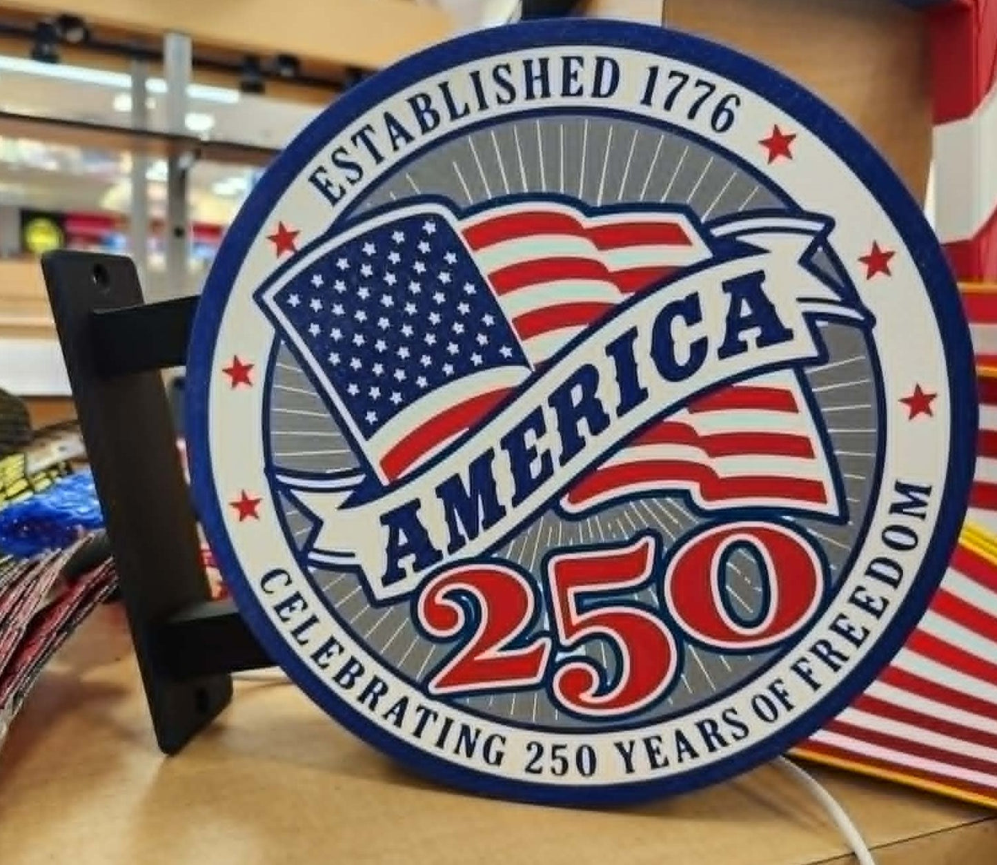 250th Light box