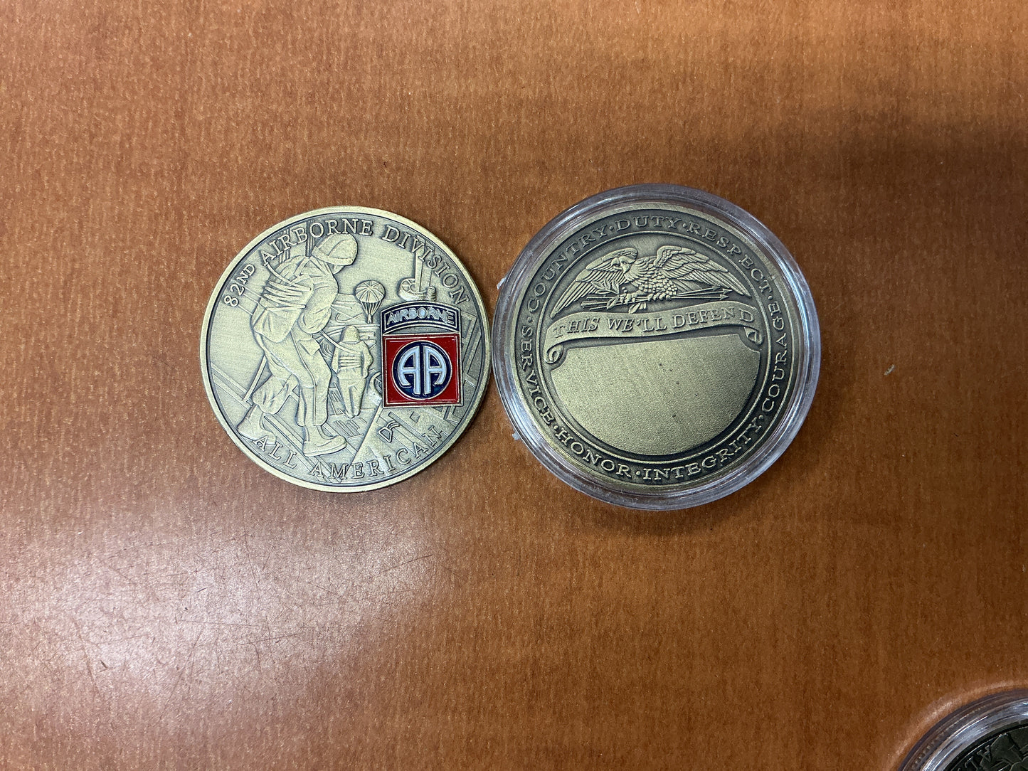 82nd airborne coin