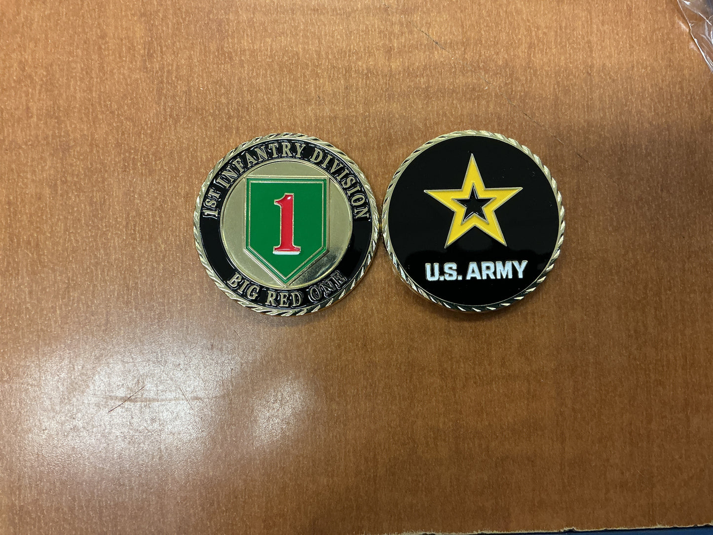 1st infantry division coin