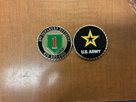 1st infantry division coin