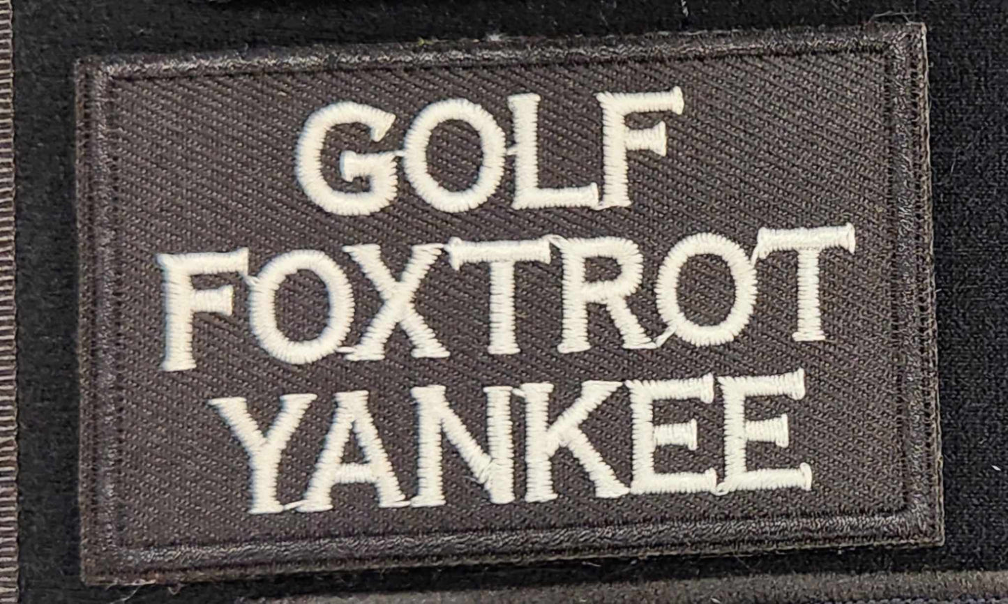 Golf Foxtrot Yankee