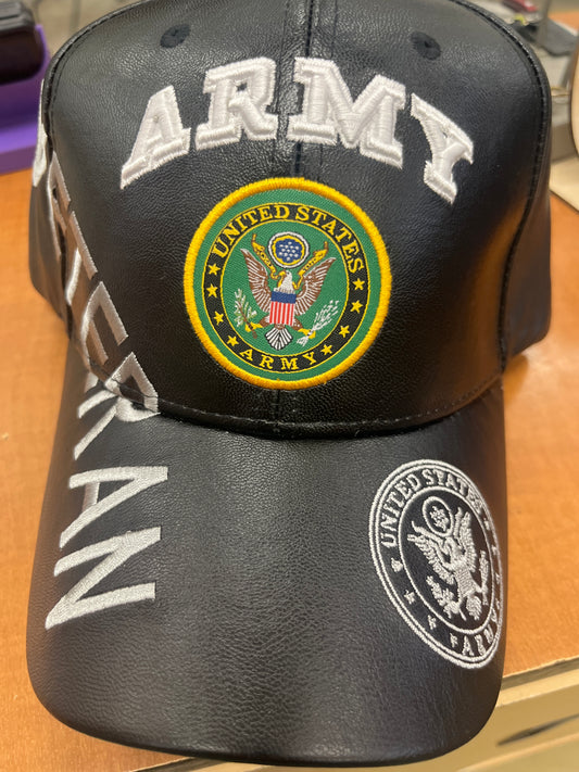 Army Veteran (leather) Hat (19)