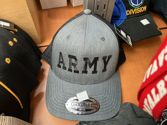 Army Grey Mesh Back Hat (10)