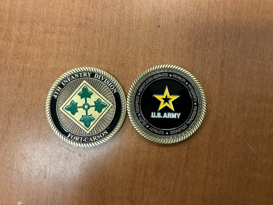 4th infantry (Fort Carson) coin