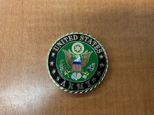 Army veteran coin