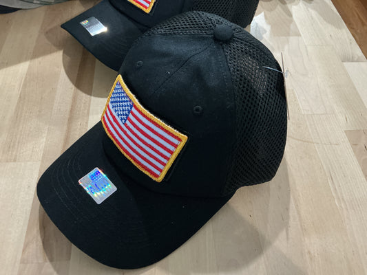 Black hat with flag