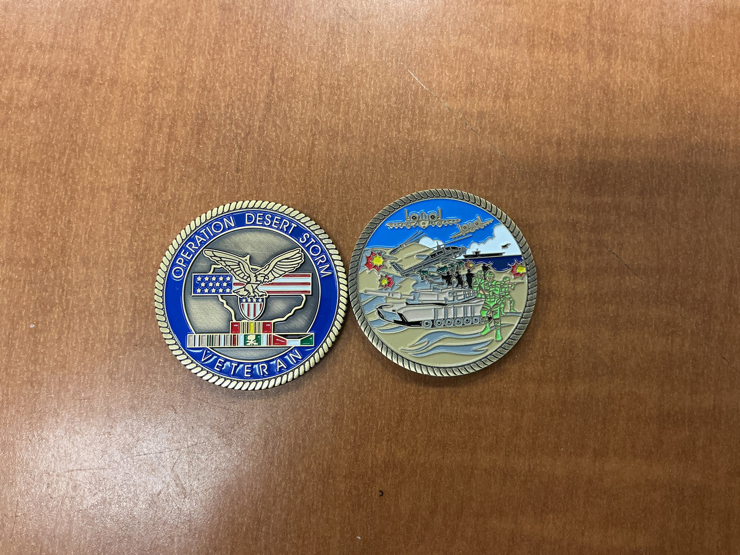 Operation Desert Storm Veteran Coin