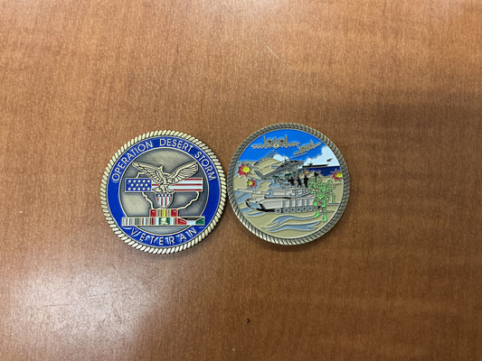 Operation Desert Storm Veteran Coin